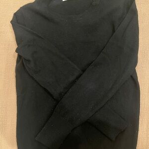 Everlane Cashmere Black Knit Sweater